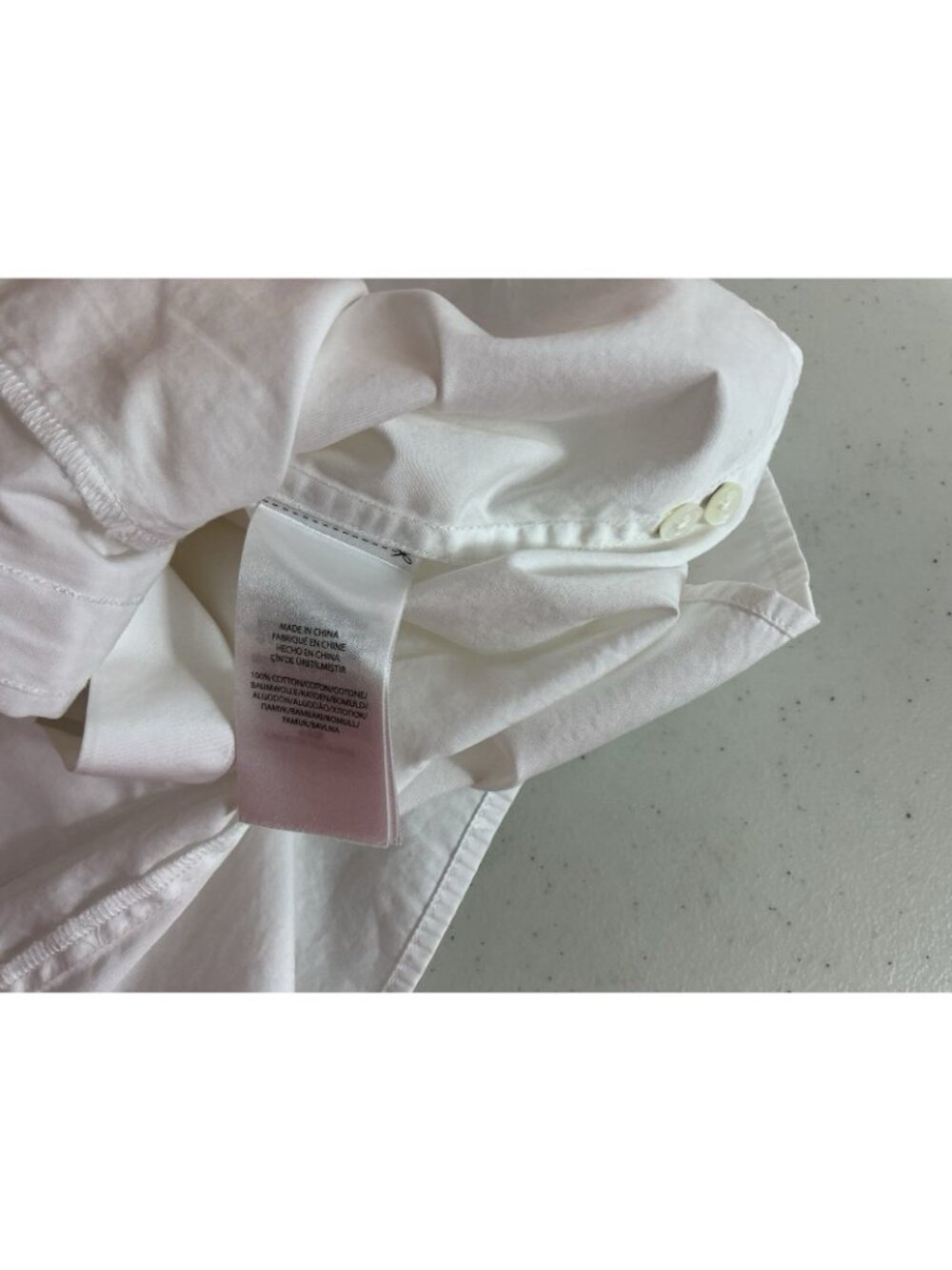 Ralph Lauren White Ruffle Shirt Blouse Womens Large - Picture 6 of 7